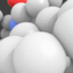 Molecular animation rendered in Blender