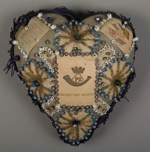 Embroidered heart, photo submitted to The Welsh Voices project