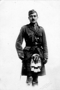 Photograph of Thomas N. F. Hourston in Great War Uniform