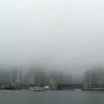 Chicago in the mist